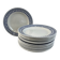 Set of 15 flat plates Sarreguemines Béatrice collection