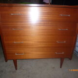 Chest of drawers vintage feet compass 1960