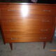 Chest of drawers vintage feet compass 1960