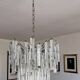 Mid-Century Modern Triedri Crystal Chandelier by Paolo Venini