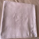 Monogrammed tablecloth aj