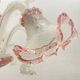 Large Pink Blossom Venetian Glass Chandelier 1960’s