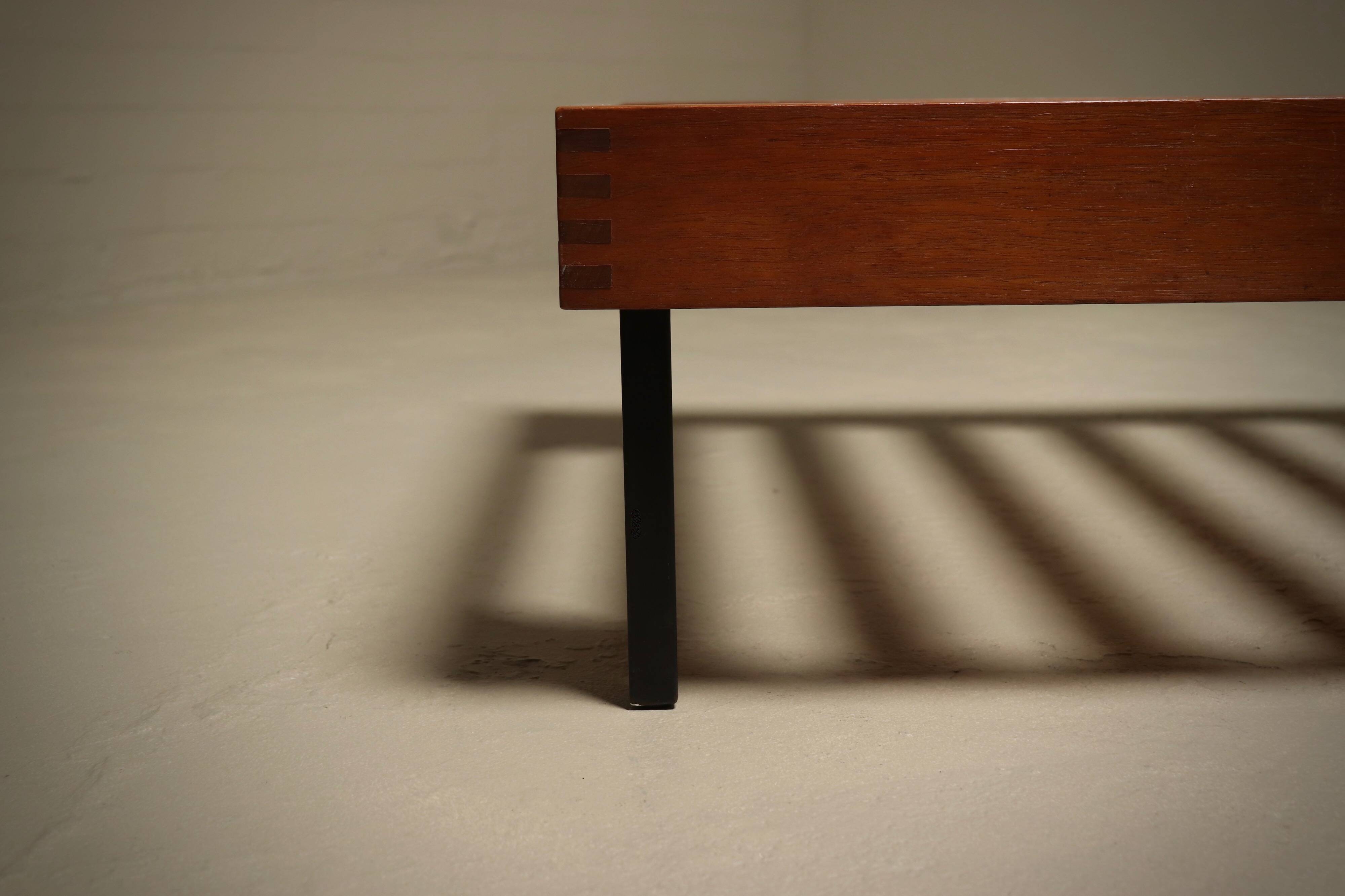 Mid-century minimalist teak daybed 1950s