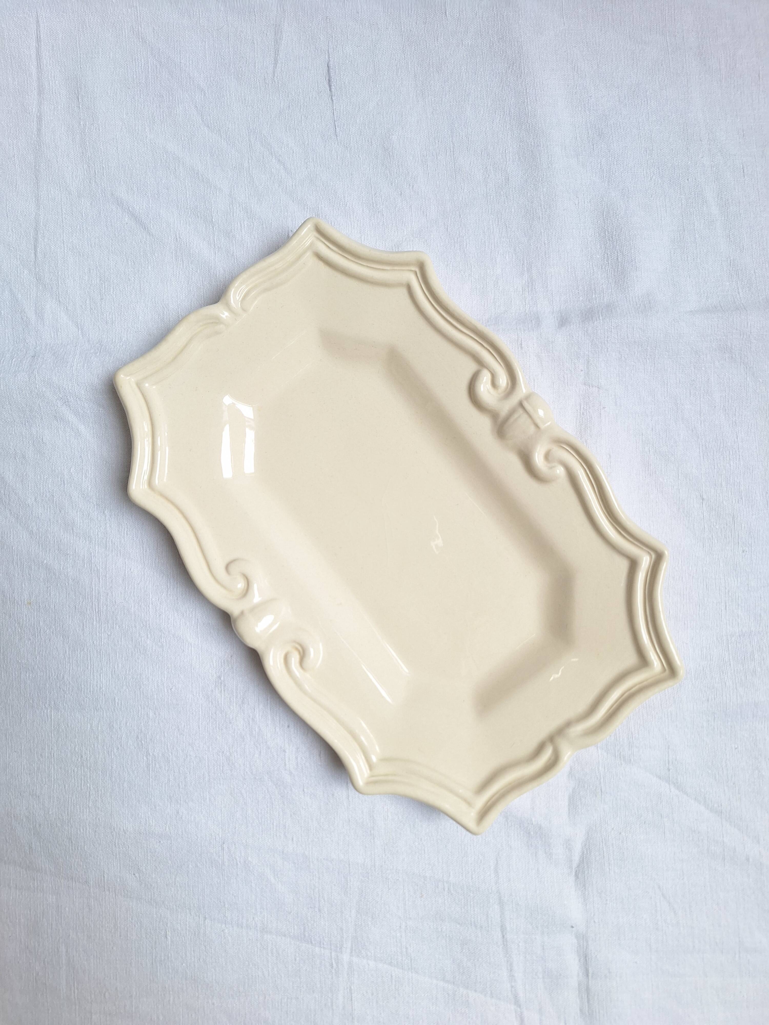 Ravier / vintage butter dish