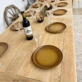 Farmhouse table with central extensions