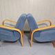 Pair of armchairs designed by K. Koželka & Antonín Kropáček for  Interier Praha Czechoslovakia 1950.