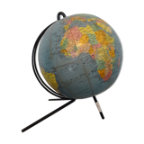 Globe terrestre vintage Girard er Barrère années 60