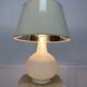 Lampe en verre opalin par Verre Lumière, années 70