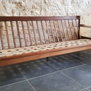 Vintage Scandinavian 3-seater canapé in solid wood