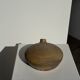 Round flat jar in old stoneware D20