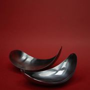 Set de 2 coupelles "Leaf" par Helle Damkjær pour Georg Jensen