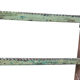 Green Wall shelf wood old teak shabby 46 x 11 x 67, 5cm