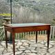 Flat desk in solid mahogany from the 19th century.