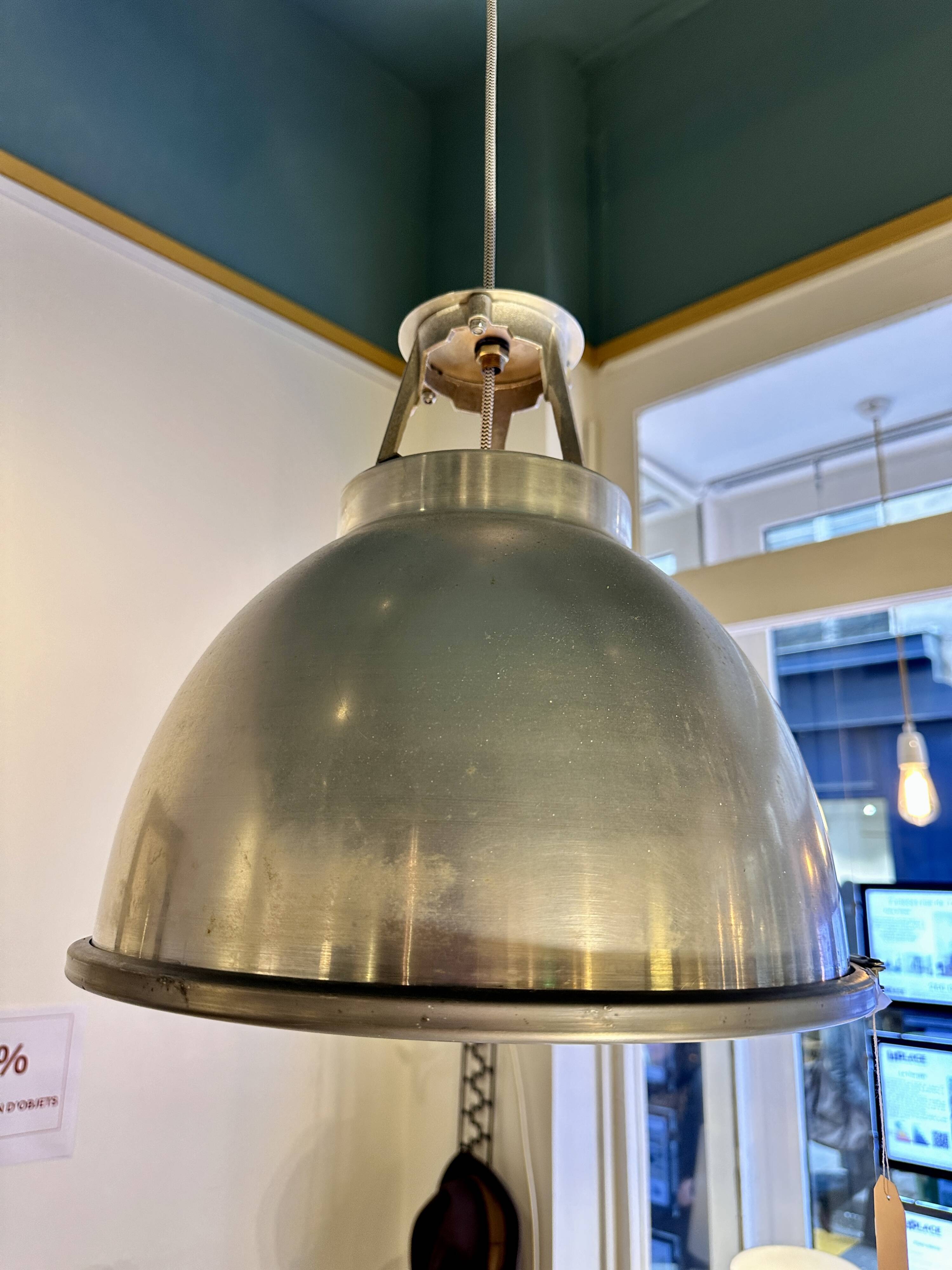 Vintage BTC Industrial Pendant Lamp