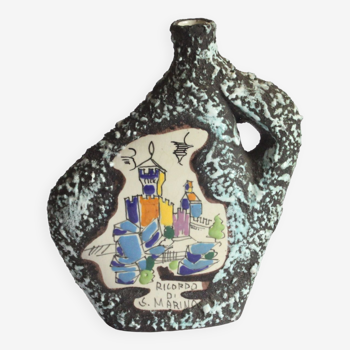 Ricordo Di San Marino Lava Vase By Marmaca 1950S