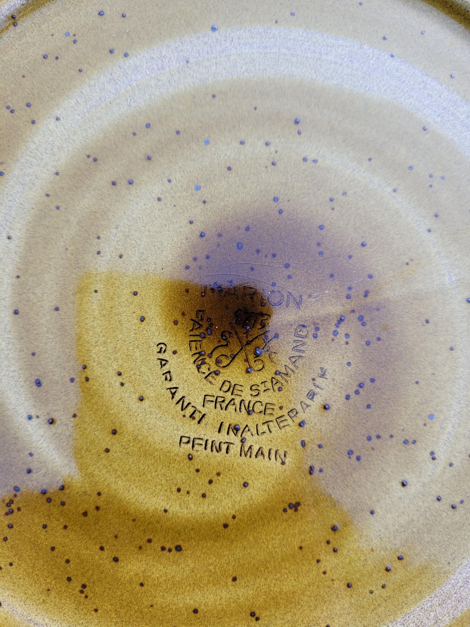 Saint Amand plates