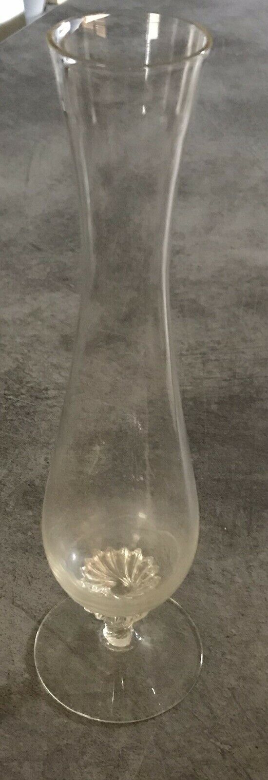 Vintage glass soliflore vase