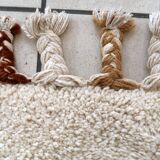 Tapis vintage berbère marocain fait main – 74 x 136 cm - 1c1004