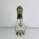 Silver-plated wine carafe jug, duck