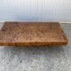 Table basse en loupe d’orme Roche et Bobois vintage 70s