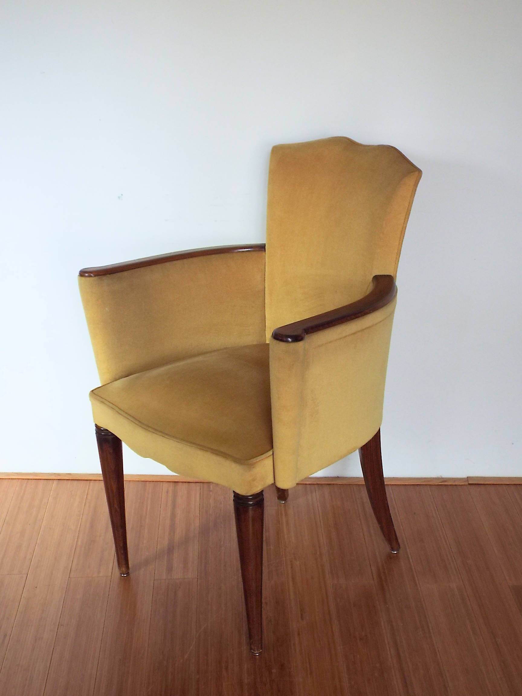 Fauteuil bridge art déco