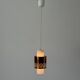 Mid-century brass and glass ceiling light, 1960s, Germany