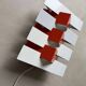 Anvia wall lamp Hoogervorst white orange 60s