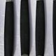 12 dessert knives hors d'oeuvre cheese- handle ebène