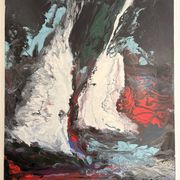 Old Oil Painting Canvas Cécile Chourlet Contemporary Modern