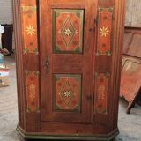 Armoire une porte décoration peinture signée JC Pigget