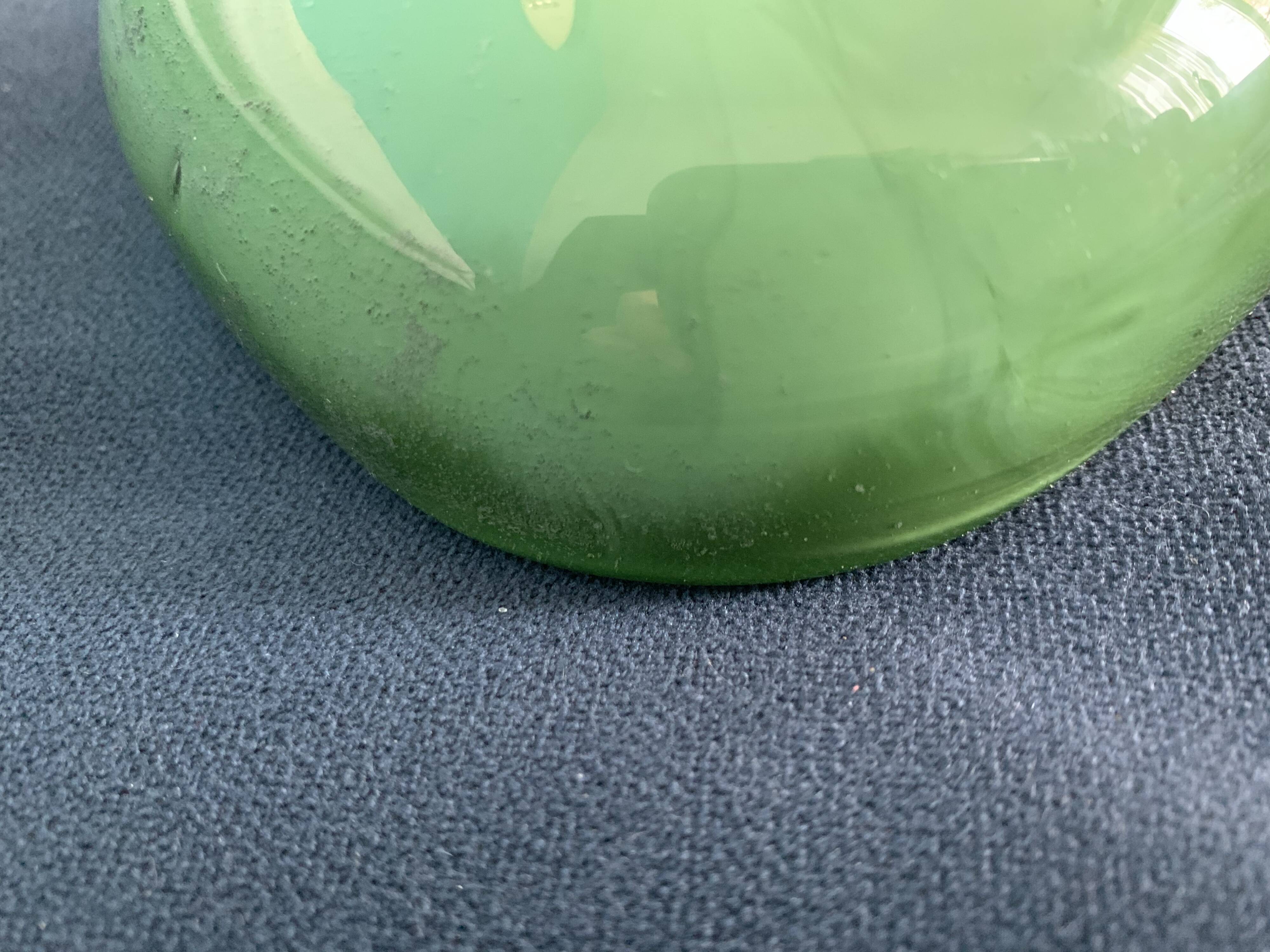 Venini green glass ashtray  Italy Toni Zuccheri Murano Giade 1960