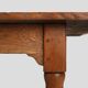 Rustic Farmhouse Table in Oak, France, 1850s