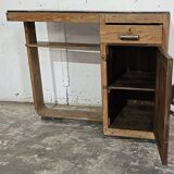 Old Art Deco teak desk