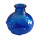 Vase verre bleu  art déco