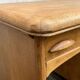 Antique light oak desk from the 1950s with 4 drawers