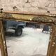 Period Mirror Restoration in gilded stucké wood, France 19th. Century 60x81cm