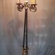 Wrought iron floor lamp