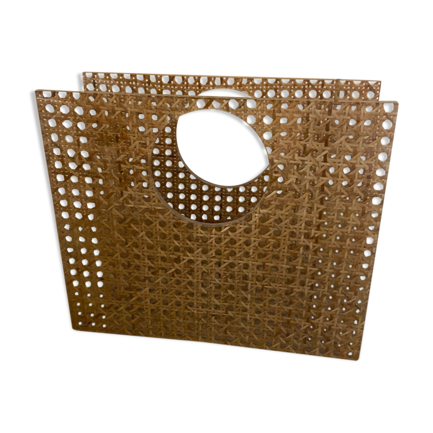 Magazine holder in plexiglas and canning 70s