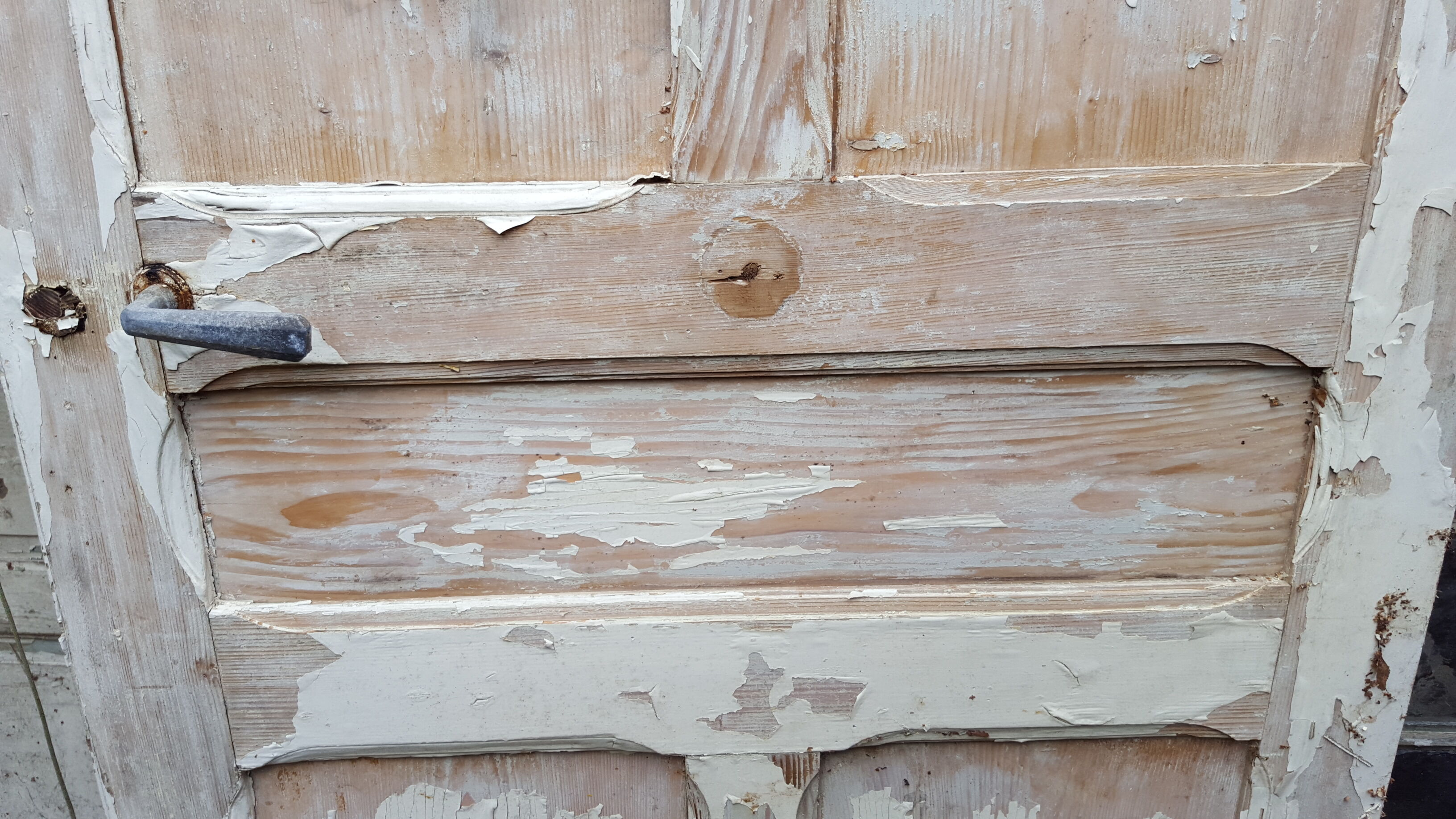 Old door beautiful patina height 208 cm