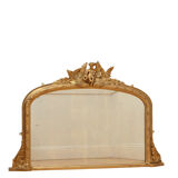 Victorian overmantel mirror - 70x97cm
