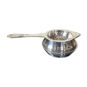 Silver metal tea strainer - table accessory tableware tea coffee service