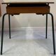 Bureau d’écolier pliant bois et métal