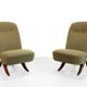 Ensemble de deux chaises Congo par Theo Ruth pour Artifort, 1960