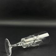 6 flûtes à champagne en cristal de Lorraine