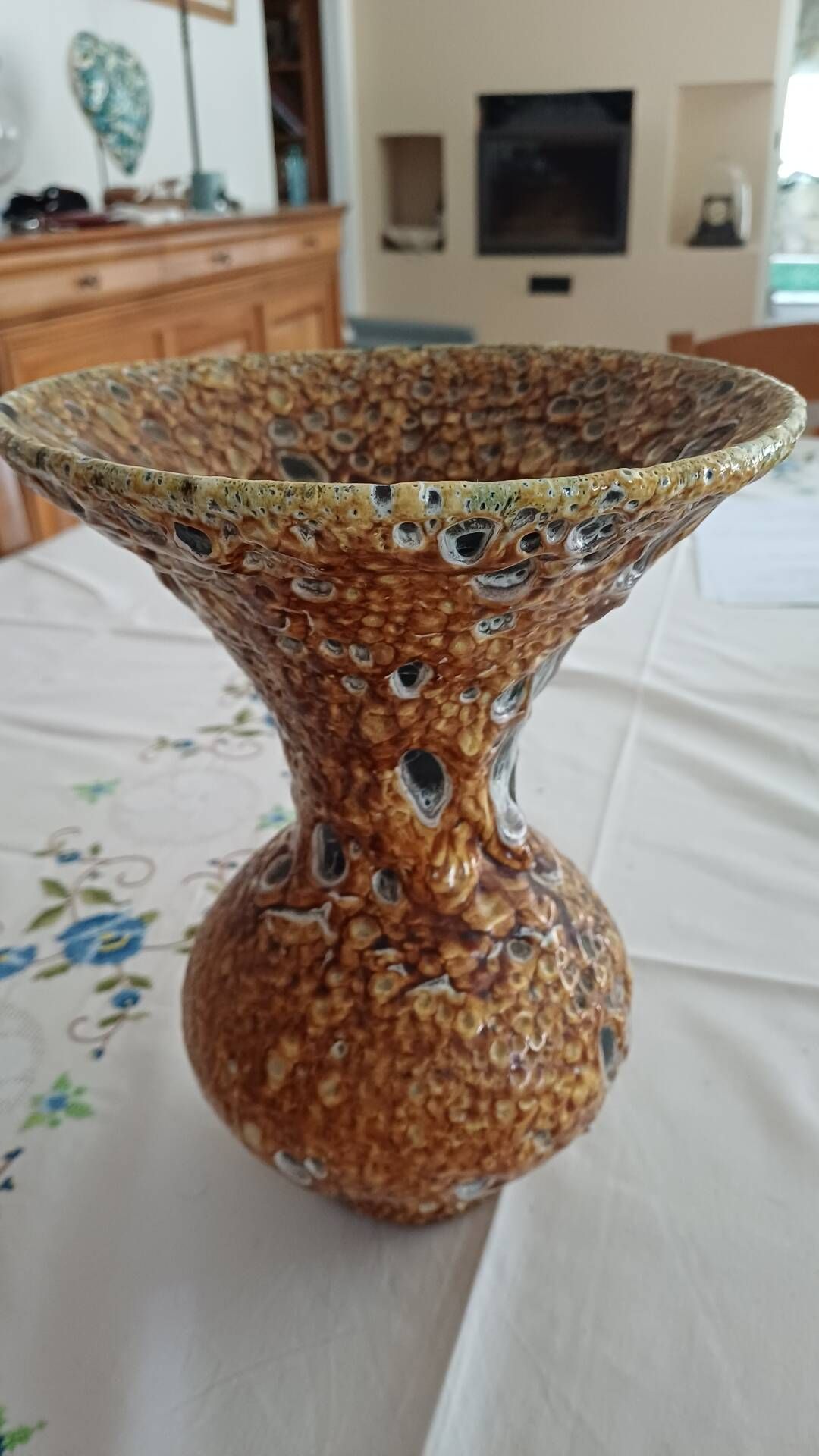 1 vase de type "fat lava" année 60-70