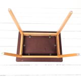 Bureau vintage Mid-Century pour enfant en bois table d’écolier rétro pour c