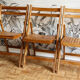 Lot de 5 chaises en pin massif