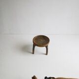 Wa-Hehe tribal carved tripod stool, Tanzania 1950s