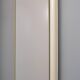 Oval mirror, white laqué wood 1960