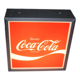Illuminated Coca Cola bar sign
